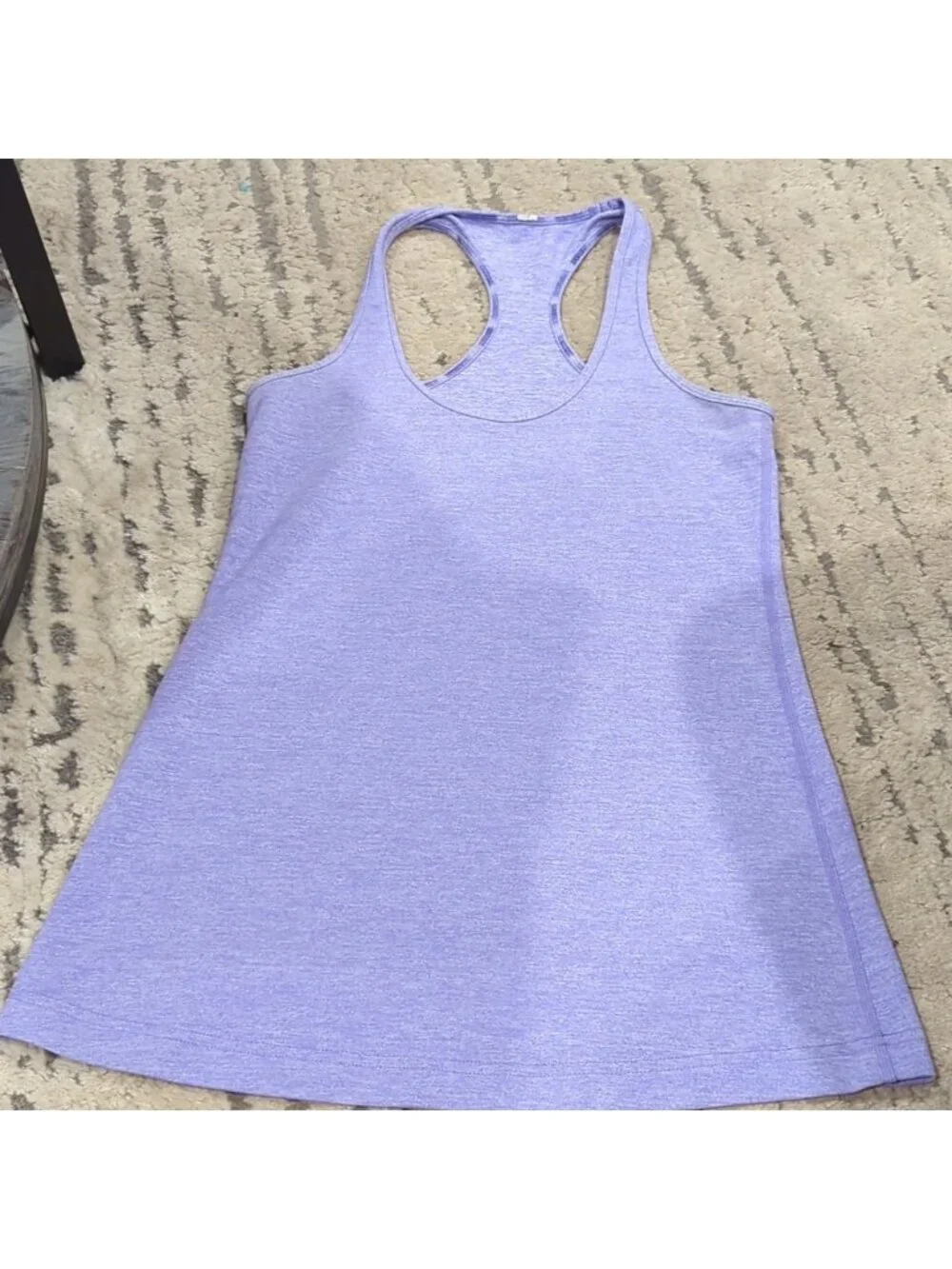 Lululemon Cool Razorback tank Heathered purple reversible